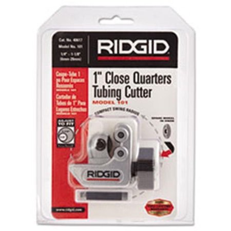 RID Rid 40617 Model 101 Close Quarters Tubing Cutter; 2.5 in. Tool Length; 0.25-1.12 in. Cut Cap. 40617